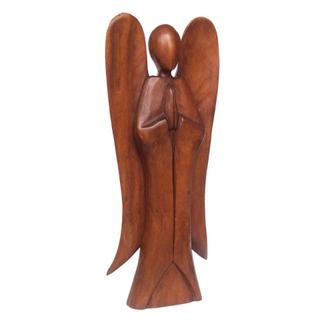 KDMD Natural Acacia Wood Angel Brown