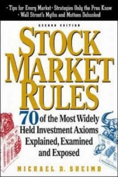 Stock Market Rules by Michael D Sheimo Book