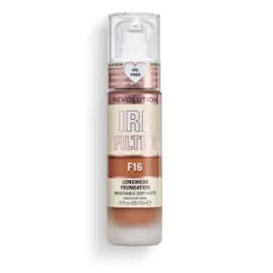 Makeup Revolution IRL Filter Longwear Foundation F16
