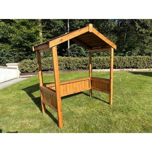 Charles Taylor Imperial BBQ Shelter - L80 x W166 x H198cm in Light Brown Light Brown Unisex