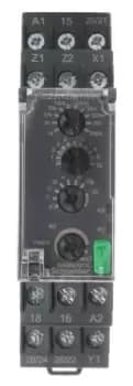 Schneider Electric DPDT Multi Function Timer Relay, OFF Delay, ON Delay, 24 240V ac/dc 0.05 1s, DIN
