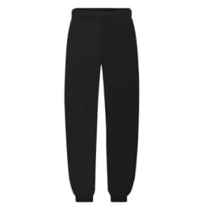 Fruit Of The Loom Childrens/Kids Unisex Jog Pants / Jogging Bottoms (12-13) (Black)