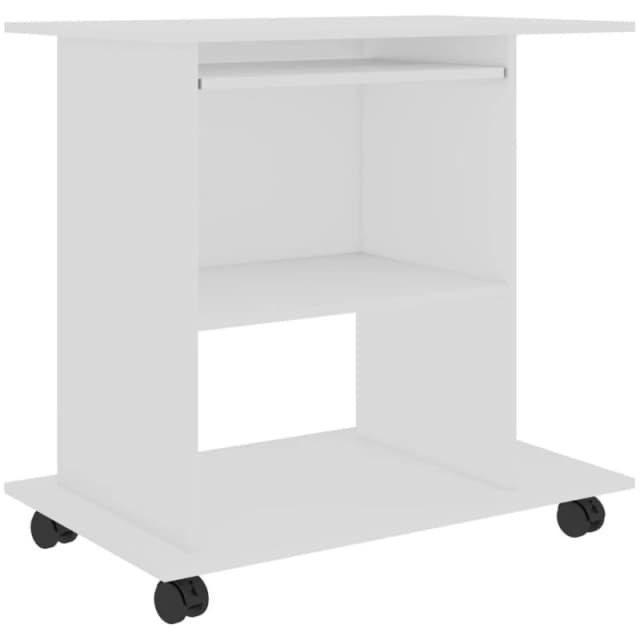 VIDAXL Vidaxl - Computer Desk White 80x50x75cm Engineered Wood 8720286016886