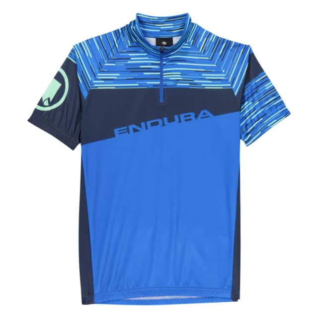 Endura Kids Hummvee Ray S/S Jersey - Blue Blue 7 - 8 Years