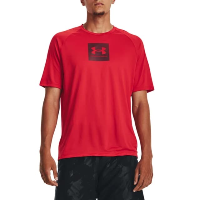Under Armour Tech Print Fill Short Sleeve T-Shirt - Red Red XS