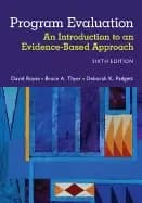 program evaluation an introduction to an evidence based approach