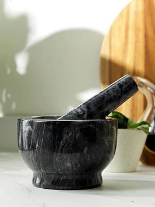 Salter Marble Pestle And Mortar, Black BW118521