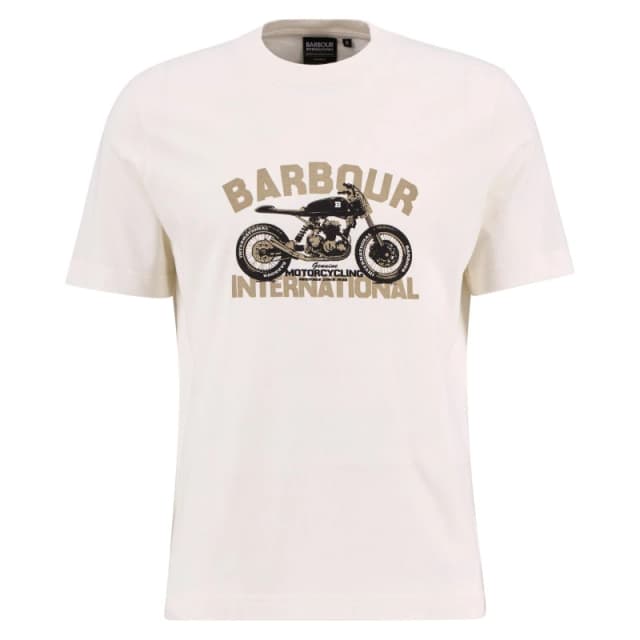 Barbour International B.Int Shifter Tee Sn63 Whisper White male L