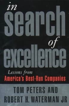 In Search of Excellence by Tom Peters Paperback