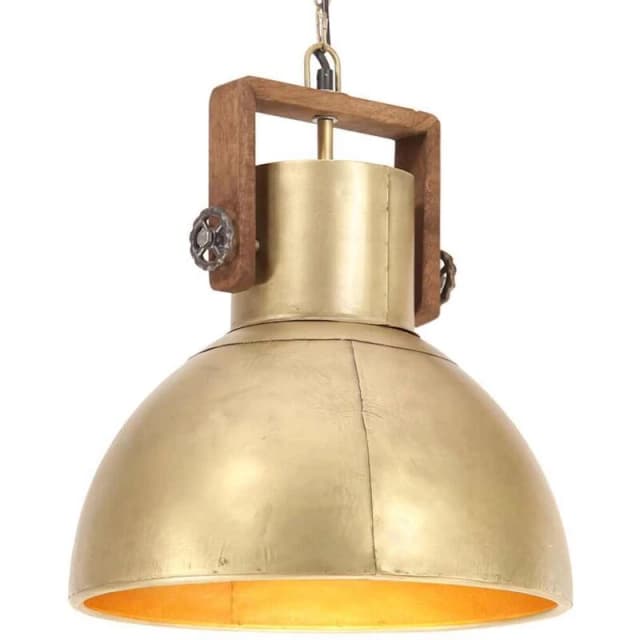 VIDAXL Vidaxl - Industrial Hanging Lamp 25 w Brass Round 40cm E27 8720286024164