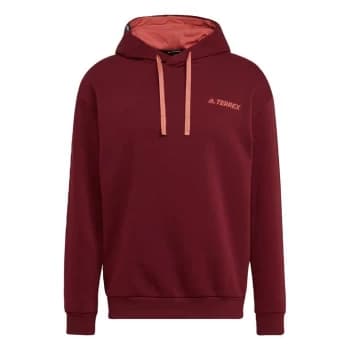 adidas Terrex Logo Graphic Hoodie Mens - Red