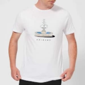 Friends Fountain Mens T-Shirt - White - 3XL