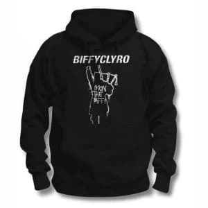 Biffy Clyro - Mon The Biff Unisex Large Pullover Hoodie - Black