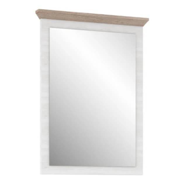Furniture To Go Illopa Mirror In Oak Nelson/snowy Oak