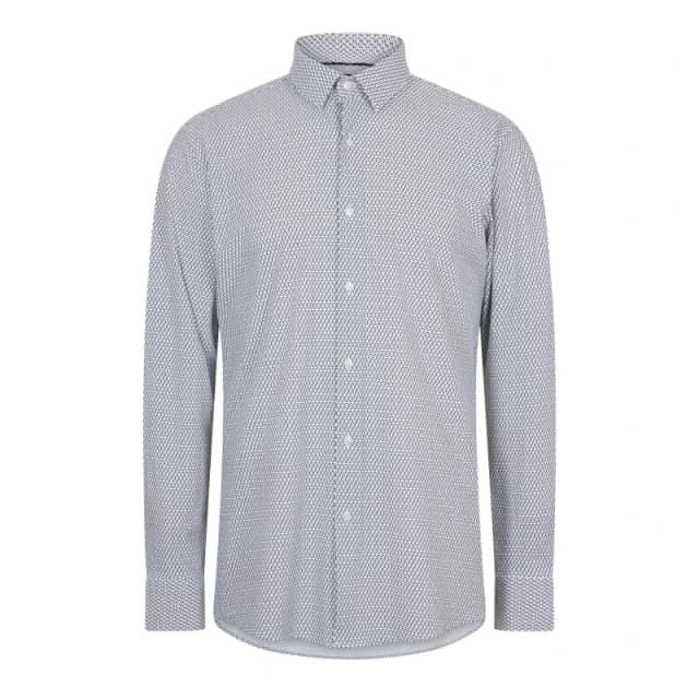 Boss Mens P Hank S Kent Long Sleeve Oxford Shirt Dark Blue male 15 inch