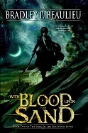 with blood upon the sand