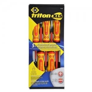 C.K Tools Triton XLS Insulated Screwdriver Set 5 Piece