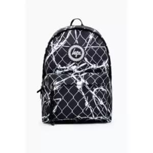 Hype Fence Backpack (One Size) (Black/White)