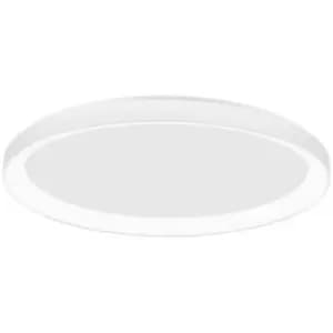 Netlighting Merano Aurora 58cm Integrated LED Semi Flush Light Sandy Black Alumi