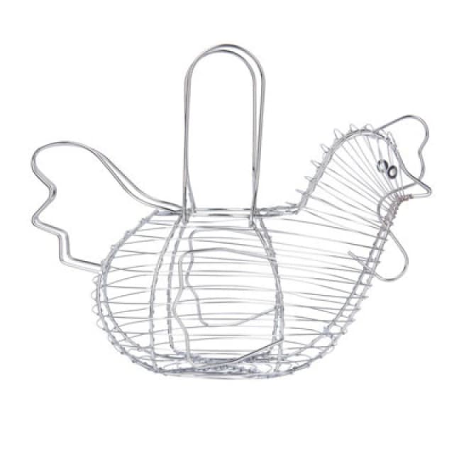 KitchenCraft Chrome Plated Wire Large Chicken Basket
