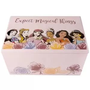 Disney Princess Pink Printed Wooden Jewellery Box VX700652L