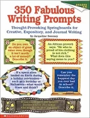 350 fabulous writing prompts thought provoking springboards for creative ex