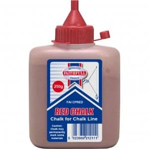 Faithfull Chalk Line Powder Red
