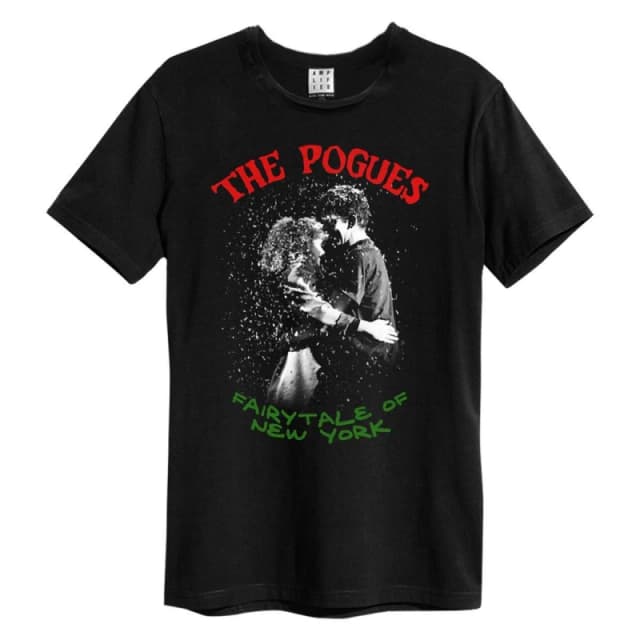 Amplified Amplified Men Fairytale In Colour The Pogues T-Shirt in Black Size: X-Small Black XS Male 5063852071982