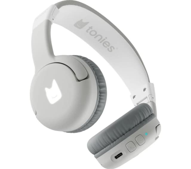 TONIES Wireless Bluetooth Kids Headphones - Moon Grey, Silver/Grey 4251192169525