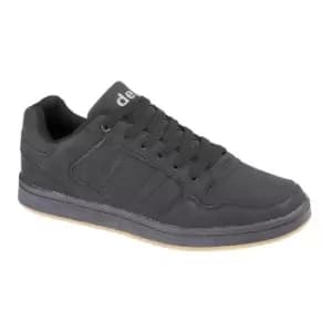 Dek Mens Quark Nubuck Skate Shoe (3 UK) (Black)