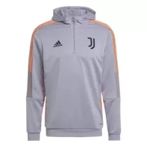 adidas Juventus Track Hoodie Mens - Grey