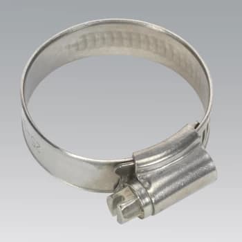 Sealey SHCSS1A Hose Clip Stainless Steel Ø25-38mm Pack of 10