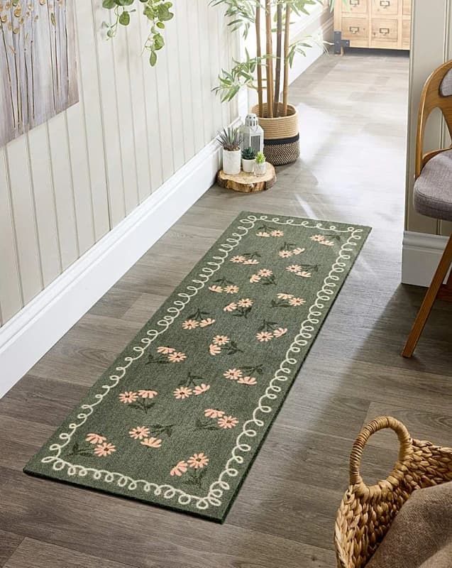 My Mat My Mat Indoor My Home in Bloom Runner Multi - My Mat - Size: 50X150 Multi 50X150 HR95601