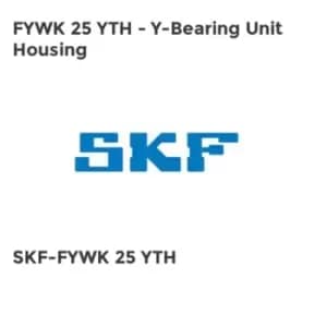 FYWK 25 YTH - Y-Bearing Unit Housing