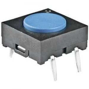 Pushbutton 24 Vdc 0.05 A 1 x OffOn NKK Switches