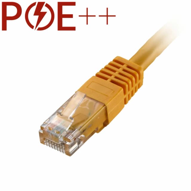 Cablenet 0.3m Cat6 RJ45 Yellow U/UTP PVC 24AWG Flush Moulded Booted Pa