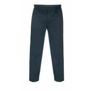 Duke London Mens Wallis Kingsize Gabardine Trousers (42R) (Black)