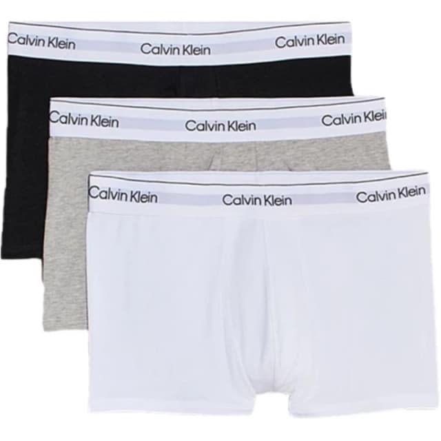Calvin Klein Letter Print Comfortable Simple Mid-Rise Briefs 3 Pack Men underwear LV00NB4392-MP1 L