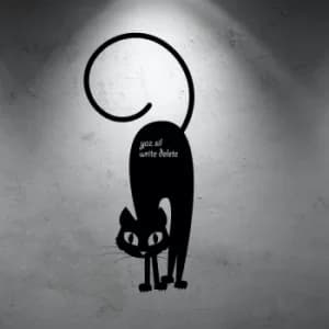 YSS-45 Black Decorative Wall Sticker