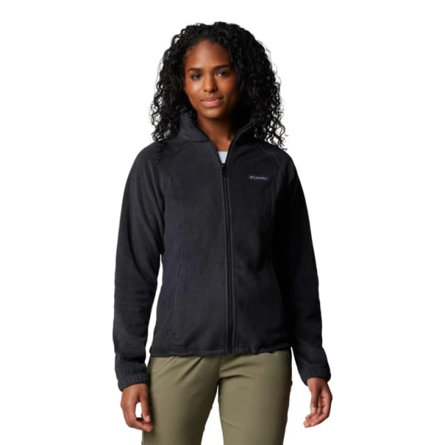 Columbia Womens Benton Full Zip Fleece Black female 8 (XS)