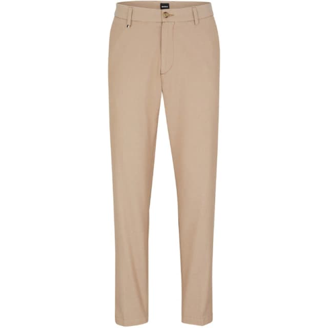Boss Mens Kane Straight Leg Trousers Medium Beige male 30W R