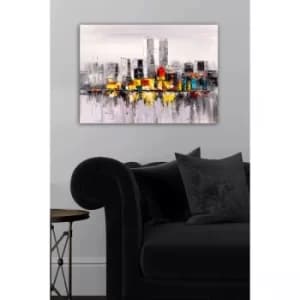 712357390-5070 Multicolor Decorative Canvas Painting