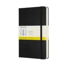 Moleskine Expanded Large Squared Hardcover Notebook : Black