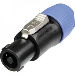 Neutrik NL4FC Audio jack Plug, straight Number of pins: 4 Black, Blue