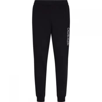 Calvin Klein Performance Essential Logo Joggers - Black/Acid Lime