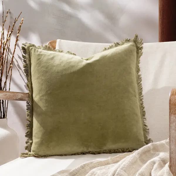 Jaye Cushion Moss, Moss / 45 x 45cm / Polyester Filled