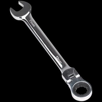 Sealey Flexible Head Ratchet Combination Spanner Metric 19mm