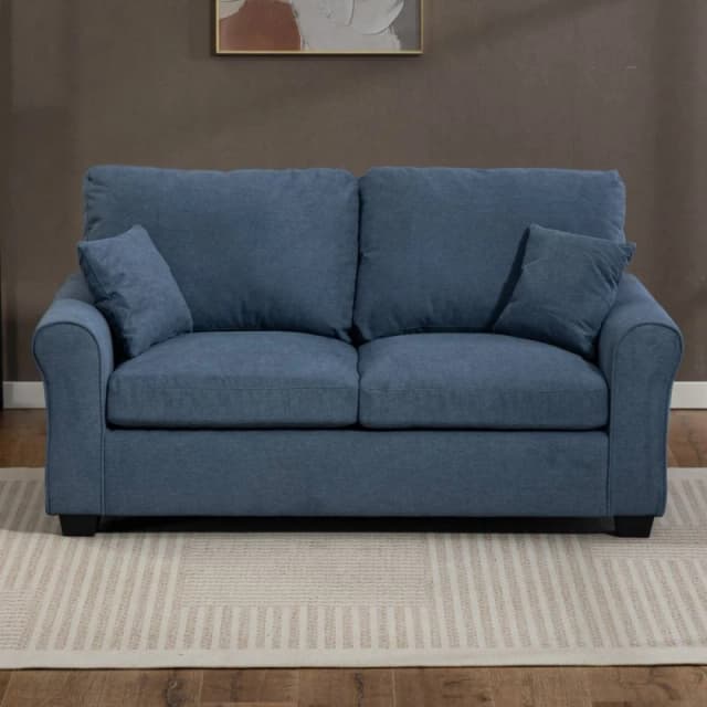 Artemis Home Lewiston Fabric Pull Out Sofabed in Light Blue Size: 3 Seater Light Blue Unisex 3 Seater