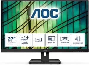 AOC 27" 27E2QAE Full HD IPS Full HD LED Monitor
