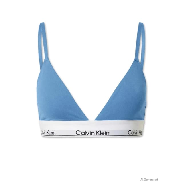Calvin Klein Calvin Tri LL Bra Ld62 Blue Descent female 8 (XS)